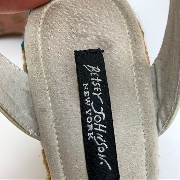 Betsey  Johnson Kendall Natural Wedge size 7 - Picture 7 of 10